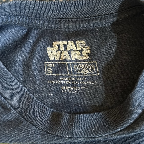 Star Wars X-Wing Fighter T-65 Blue Heather Men's‎ Graphic T-Shirt Size Small - Picture 2 of 4